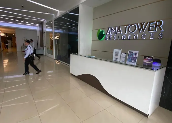 Edsa Heights Unit 3422 Two Br Penthouse Loft Unit Ama Tower Residences Aparthotel